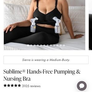 SOLD!! Kindred nursing and hands free pump bra size XL super busty